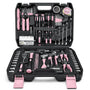 Sundpey Werkzeugkoffer Gefüllt 281tlg Werkzeug Set - Rosa. Rosa Koffer mit 281 Werkzeugen für Reparatur und Montage.