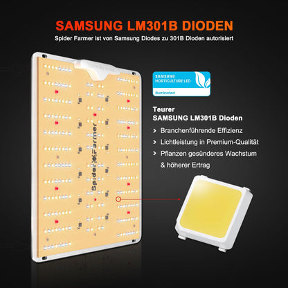 Spider Farmer SF1000D LED Grow Lampe – 100W Vollspektrum