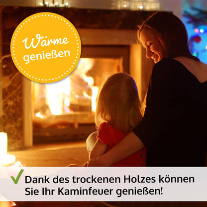 zooprinz Brennholzregal Wetterfest – Lasiertes Holz Gross