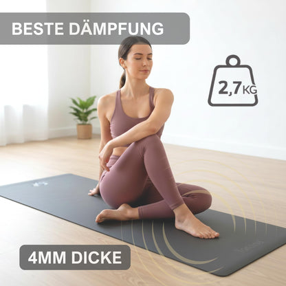 Yosana Yogamatte Naturkautschuk Ultra Grip ECO PU 183x68cm
