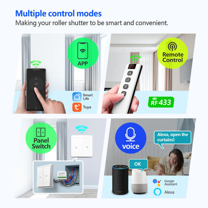 DieseRC Smart Rollladen Modul 5er Set - WLAN Alexa Google Home