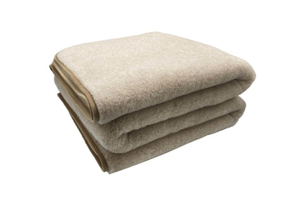 Lama Alpaca Schurwolldecke – Merino Alpaca Mix 140x200 cm