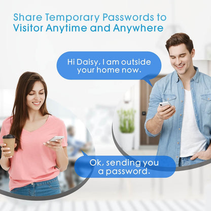 WELOCK Elektronisches Haustürschloss – Pin, App, Wasserdicht