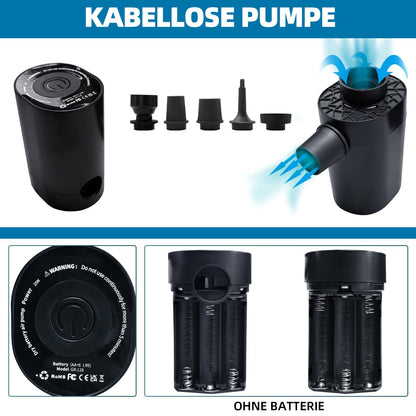 TravelGo Vakuum Laptop Backpack 46L – Handgepäck Rucksack Schwarz