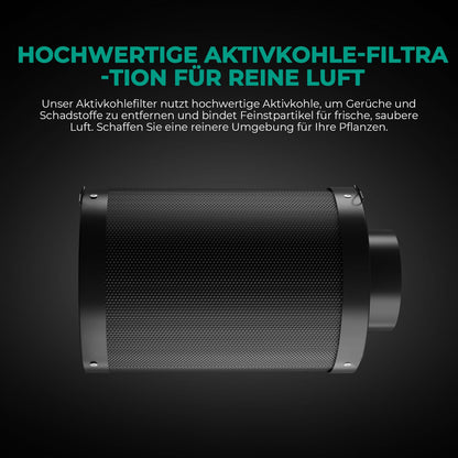 MARS HYDRO Aktivkohlefilter Growzelt Geruchskontrolle - 150mm