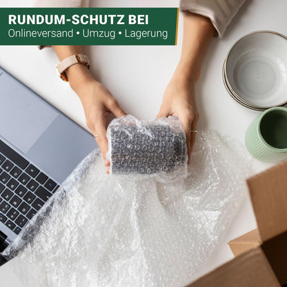 BB-Verpackungen Luftpolsterfolie 1 x 100 m, 60 my, 2-lagig, recycelbar