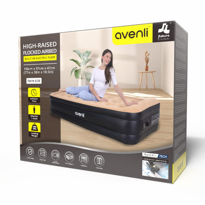 AVENLI Luftbett selbstaufblasend 1 Person – extra hoch