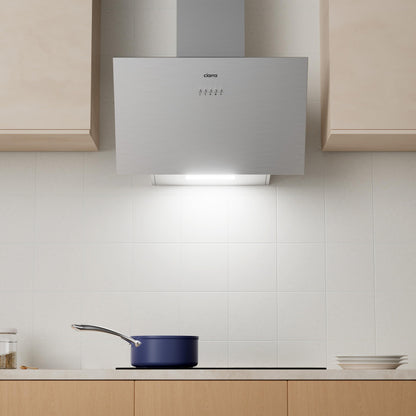 CIARRA CBCS6762A A+++ Kopffreie Schräghaube - 60cm Umluft Silber