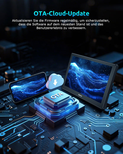 ESSGOO 9 Zoll IPS Carplay Display - Apple CarPlay & Android Auto