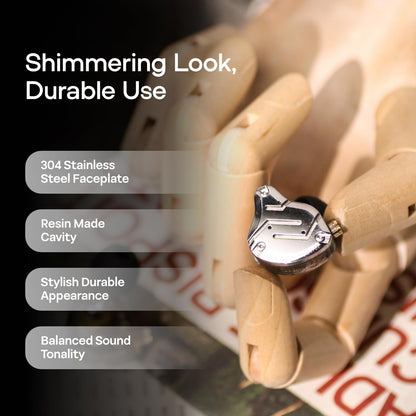 LINSOUL KZ ZS10 Pro In-Ear Monitor - Schwarz (Ohne Mic)