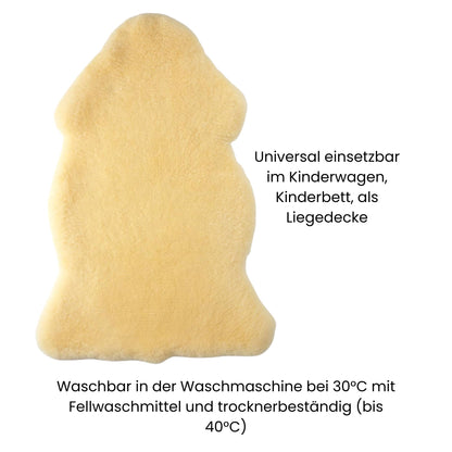 Hofbrucker Bio Merino Baby Lammfell - Medizinisch gegerbt