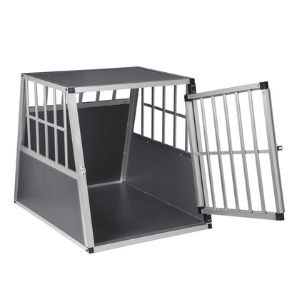 EUGAD Alu Hundetransportbox – 65x85x71cm Mittel