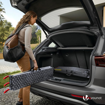 VOUNOT Faltbare Auffahrrampen Laderampen - 2 Stk. 800 kg