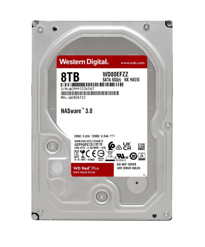 WD Red Plus NAS Festplatte 8 TB – Intern 3.5 Zoll