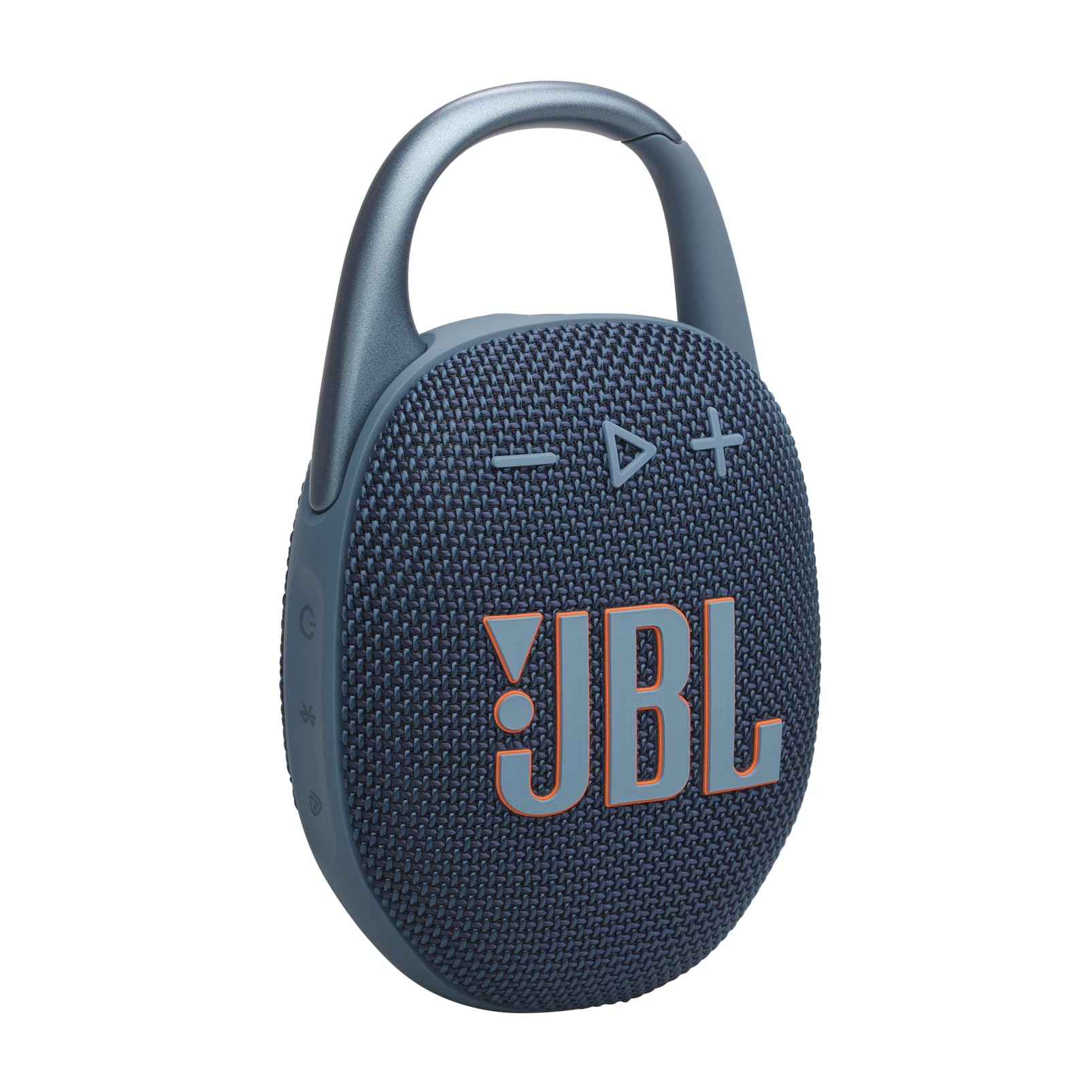 JBL Clip 5 Bluetooth-Lautsprecher blau – tragbar und wasserdicht, kompaktes Gehäuse mit integriertem Karabiner