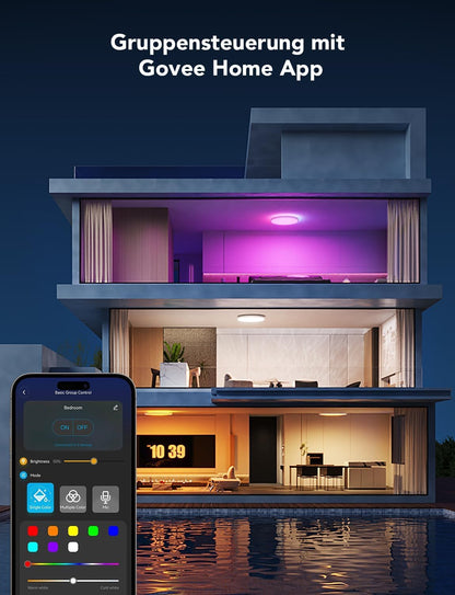 Govee LED Deckenleuchte RGBIC Smart Ø30cm - 2er Set