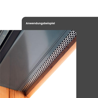 Fassadenprofil Lüftungswinkel Alu – 30x40mm 2m Silber (20 Stk.)