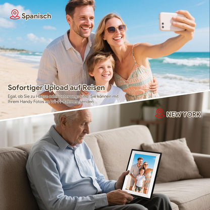 Frameo Digitaler Bilderrahmen 10.1 Zoll – WALN 32 GB