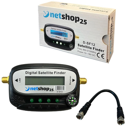 Selfsat H30D4+ HD Sat Flachantenne Quad LNB für 4 TV