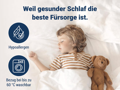 Betten-ABC Kinder & Jugend Matratze 140x200 cm - Oeko-TEX Waschbezug