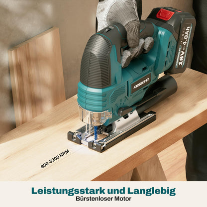 KIESBOHR CSJ001 Akku Stichsäge Makita 18V kompatibel – ohne Akku