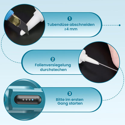 Uaoaii Akku-Kartuschenpistole 18V 300ml Makita-kompatibel ohne Akku