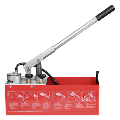 VEVOR Abdrückpumpe manuell hydraulisch 25 Bar - Doppelventil