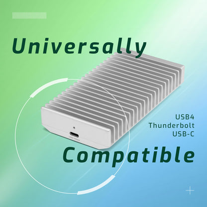 OWC Express 1M2 NVMe SSD Gehäuse Thunderbolt USB4