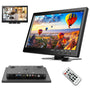 podofo Mini Monitor tragbar 10,1 Zoll HDMI VGA AV USB BNC Eingang mit Standfuss