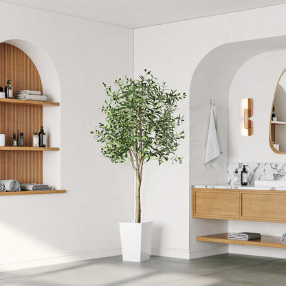 YOLEO Künstlicher Olivenbaum gross Kunstpflanze - 180cm Typ 2
