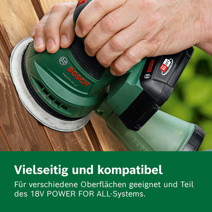 Bosch Akku-Exzenterschleifer EasyOrbit 18V-10, 125 mm, inkl. Akku