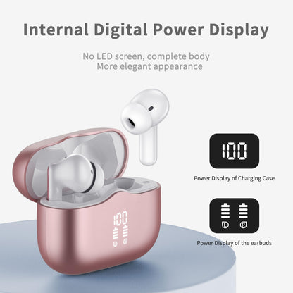 xinwld A97 Pro In-Ear Bluetooth Kopfhörer mit LED-Anzeige, Roségold