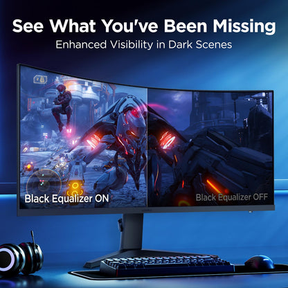 KOORUI 34E6UC 34 Zoll Ultrawide Curved Gaming Monitor 165Hz