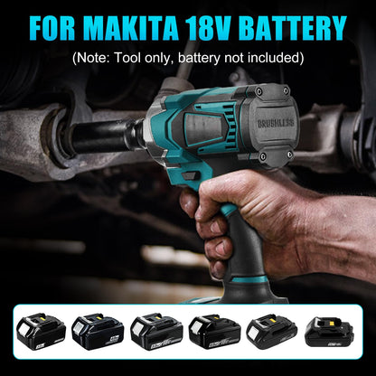 Makita Kompatibel 700Nm Bürstenlos Akku Schlagschrauber – 1/2 Zoll Ohne Akku
