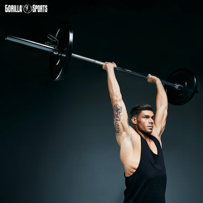 GORILLA SPORTS Langhantelstange - Olympia 50mm 220cm