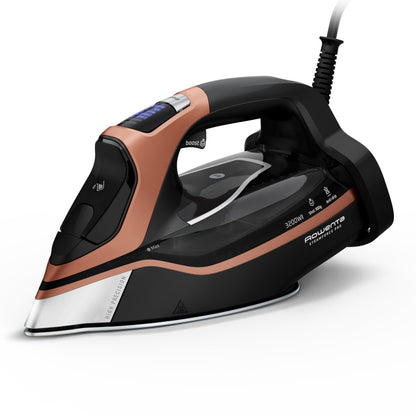 Rowenta Steamforce Pro Dampfbügeleisen DW9520D1, Schwarz/Kupfer