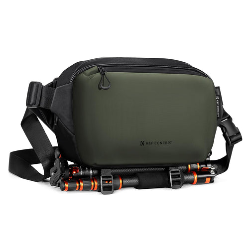K&F CONCEPT Kamera-Schultertasche 7L wasserdicht für Canon Nikon Sony, rechteckige Kameratasche mit Schultergurt