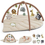 Blissful Diary Spielbogen Baby mit Spieldecke und 6 Spielzeugen im Boho-Ozean-Design