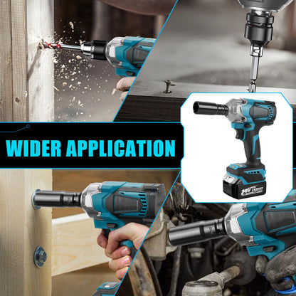 Makita Kompatibel 700Nm Bürstenlos Akku Schlagschrauber – 1/2 Zoll Ohne Akku