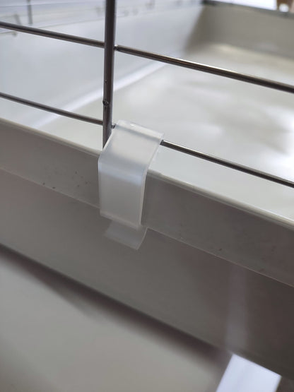 Tierwelt Kaninchen Meerschweinchen Stall 1.20m – Grau Neu