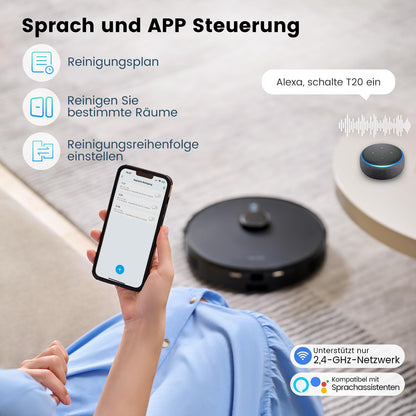 AIRROBO T20+ Saug- & Wischroboter mit Absaugstation