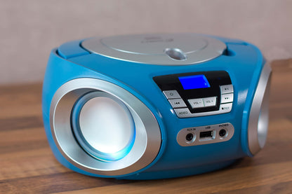 Cyberlux K1 Stereo-CD-Radio mit USB, MP3 und LED-Beleuchtung