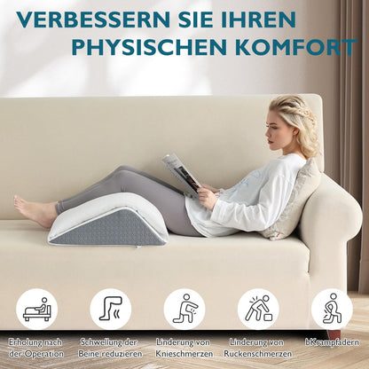 TANYOO Venenkissen Beinkissen, Memory-Schaum-Keilkissen, 60 cm