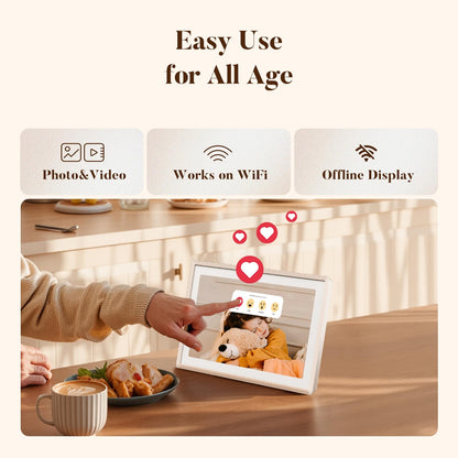 Lexar pexar 11 Zoll 2K Digitaler Bilderrahmen Wi-Fi Touchscreen