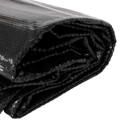 Solarplane Poolabdeckung 400µm rechteckig 8x4m schwarz