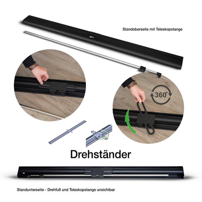 Floordirekt Greenscreen Rollup Chroma Key Panel 150x200cm