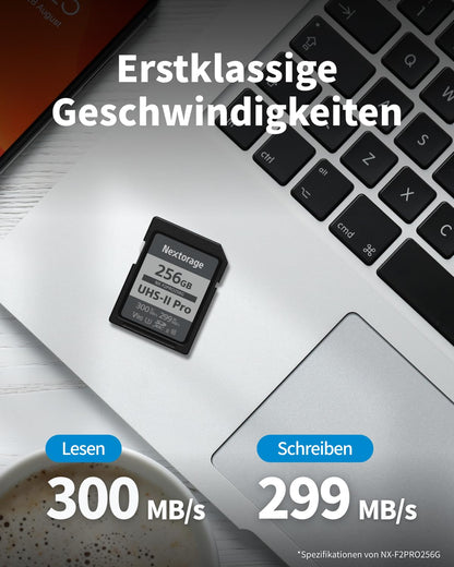 Nextorage F2PRO SD Speicherkarte - 64GB UHS-II SDXC
