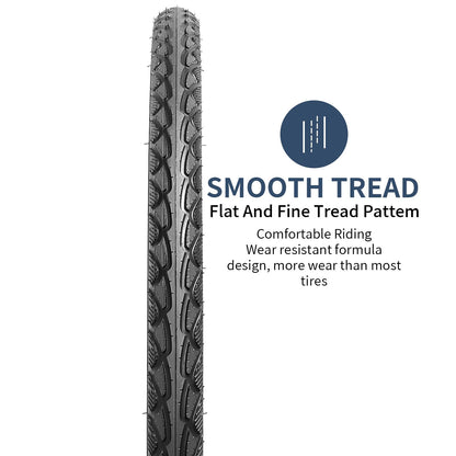 YunSCM Fahrradreifen & Schlauch 2er Set - 28" 700x38C Faltbar AV48mm