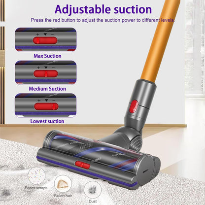 HONNAMY Torque Drive Bodendüse für Dyson V7 V8 V10 V11 V15