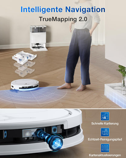 ECOVACS DEEBOT T50 PRO Omni Saugroboter - Wischfunktion